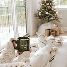 Load image into Gallery viewer, *NEW* Comfort + Joy Stoneware Coffee Mug - Christmas Decor
