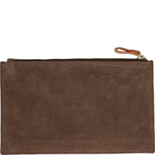 Load image into Gallery viewer, &quot;Carrie&quot; Suede Clutch: OCEAN
