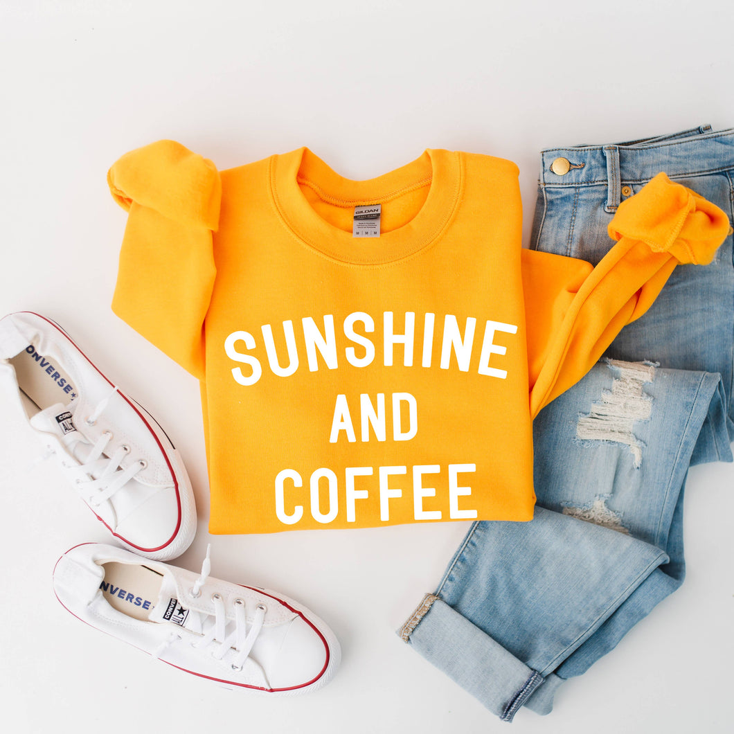 Sunshine and Coffee Sweatshirt - Large