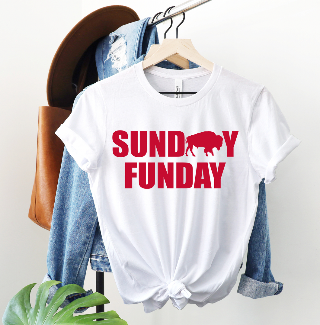 Sunday Funday Unisex T-shirt- Buffalo