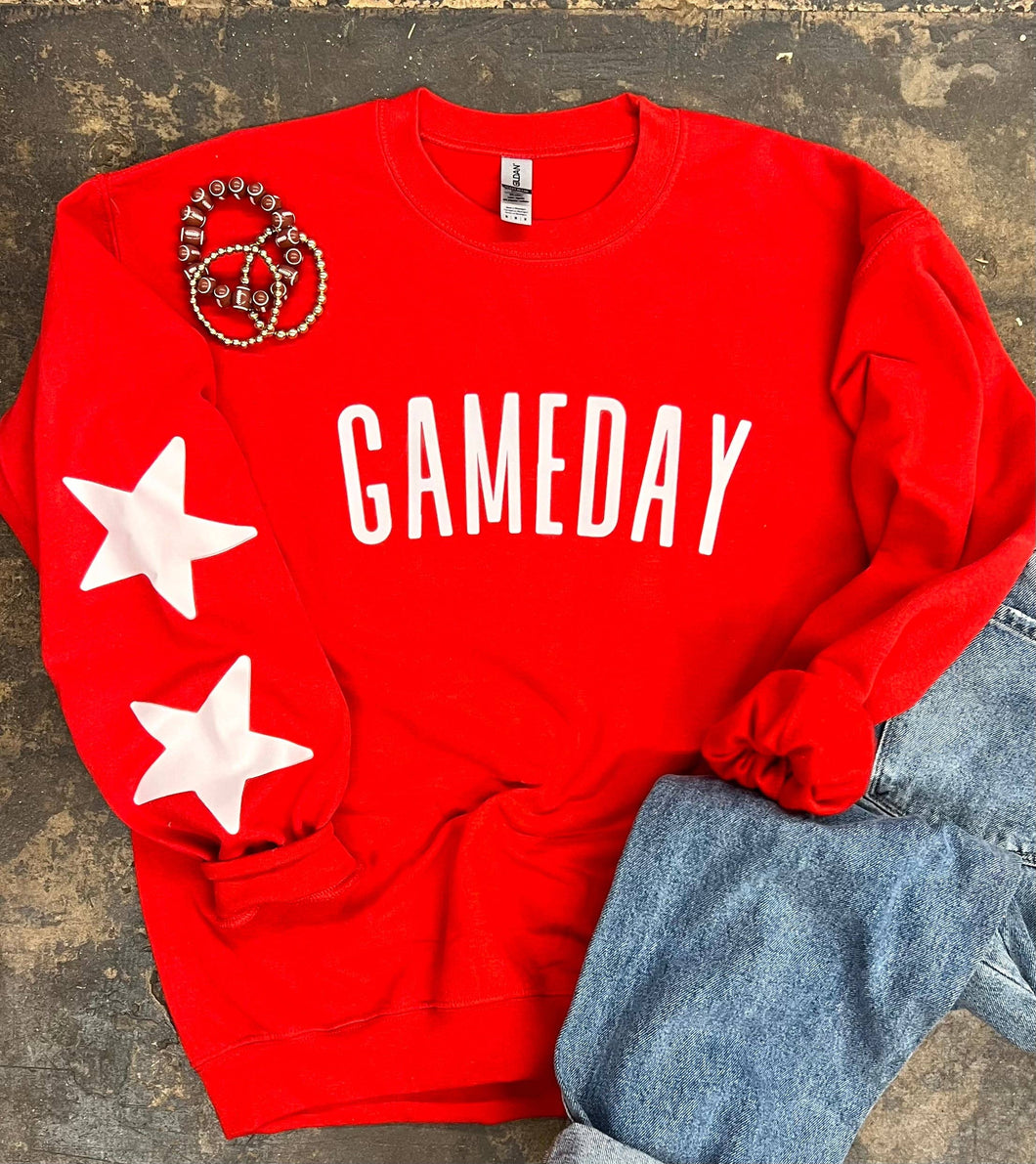 GAMEDAY Sweatshirt- red