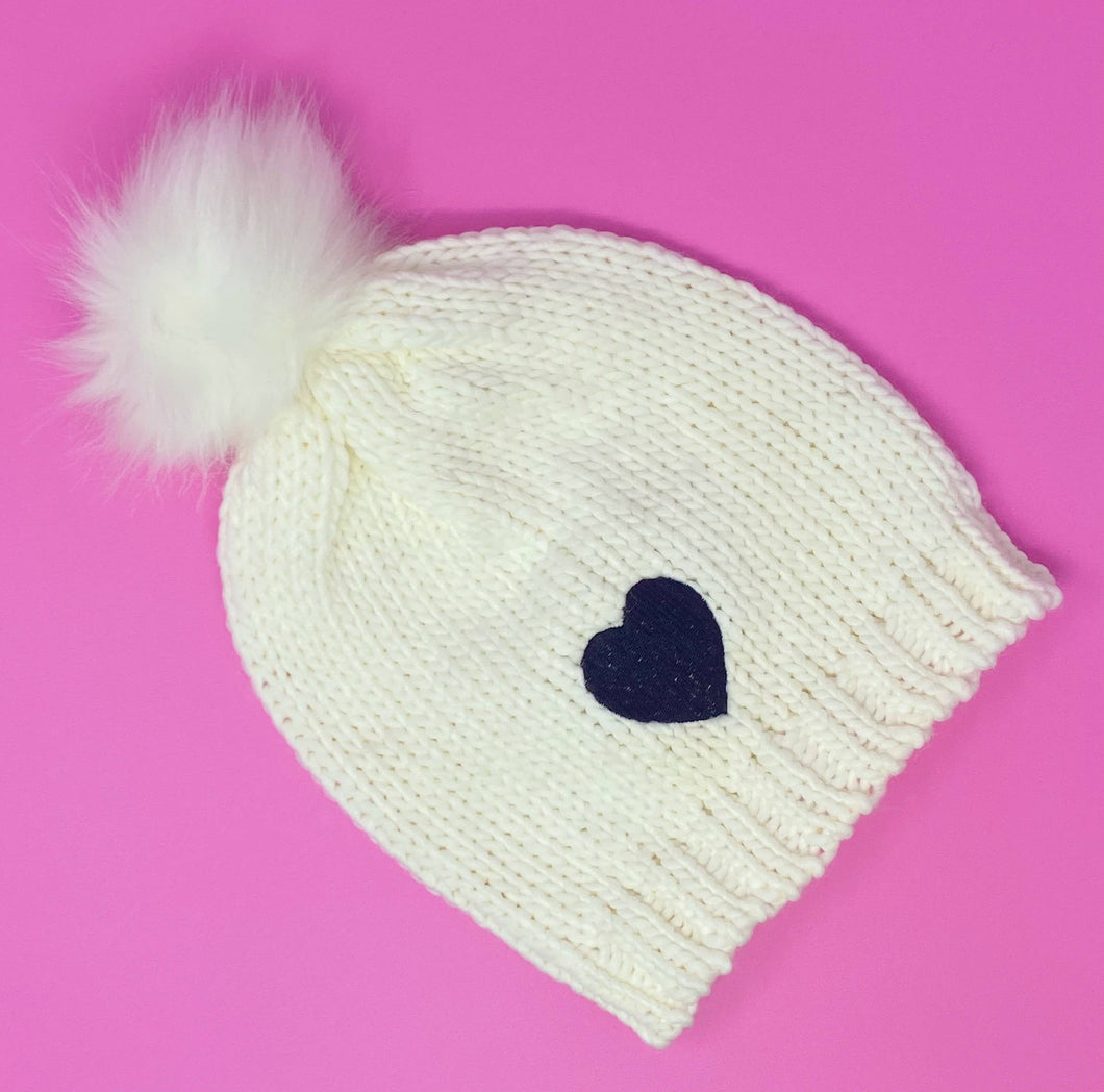 True To Your Heart Cozy Knit Beanie