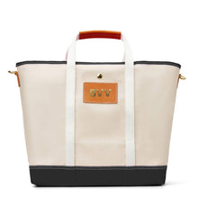 Load image into Gallery viewer, &quot;Kennedy&quot; Black Canvas Tote (Personalizable)
